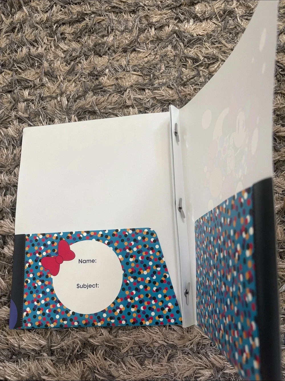 Pink, Lavender and Black Expanding File & Folder Set of 3, with Free Gifts